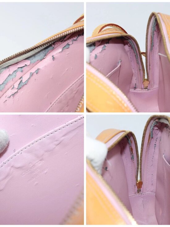 LOUIS VUITTON Vernis Marley Backpack Marshmallow Pink